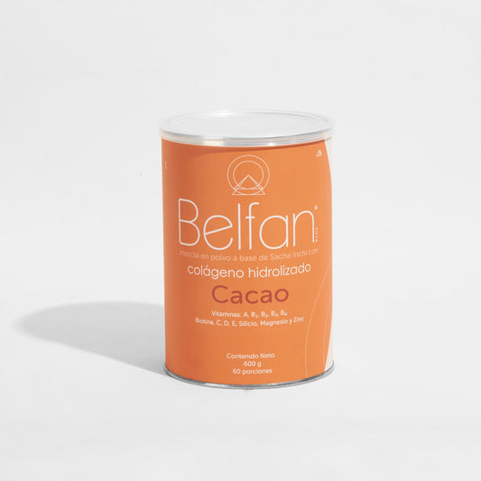Colágeno Hidrolizado Belfan Cacao y Silicio x 600g