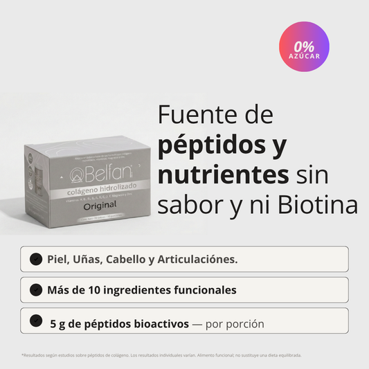 Colágeno Hidrolizado Belfan Caja Original x 20 Sobres