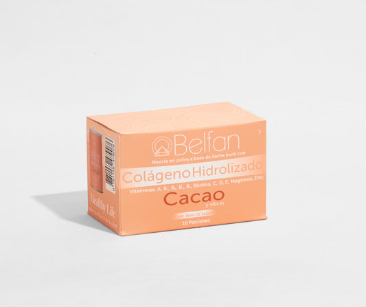 Colágeno Hidrolizado Belfan Caja Cacao x 20 Sobres